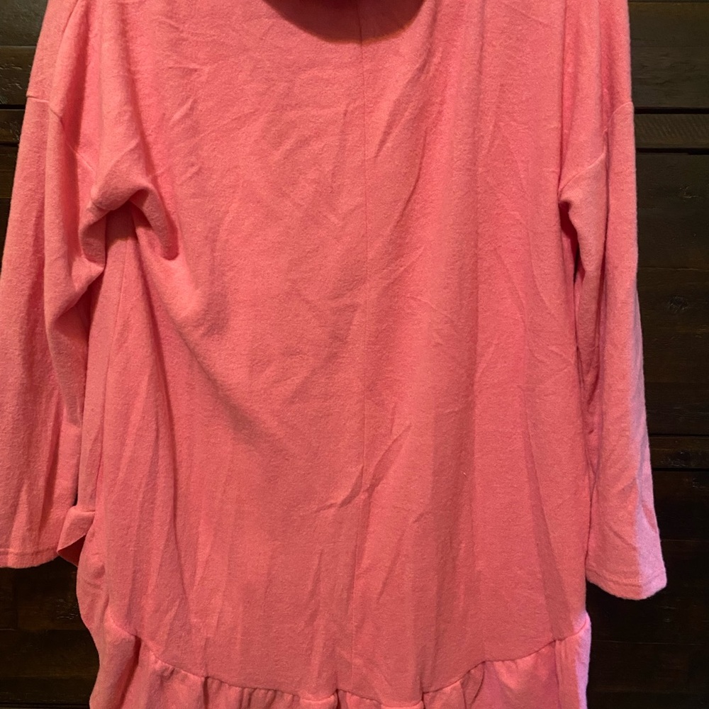 Pink Ruffle Shirt - Picture 2 of 2